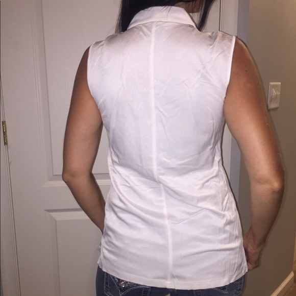 A/X ARMANI EXCHANGE- Layered button down blouse - Picture 6 of 6